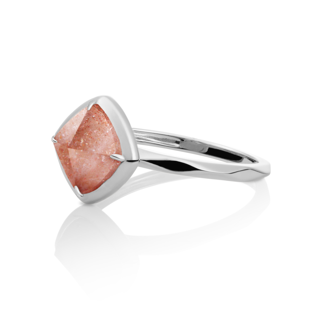 Ring | Silver - Sunstone Edge - 58
