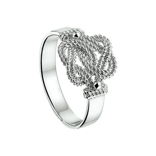 ring surinaamse mattenklopper zilver gerhodineerd