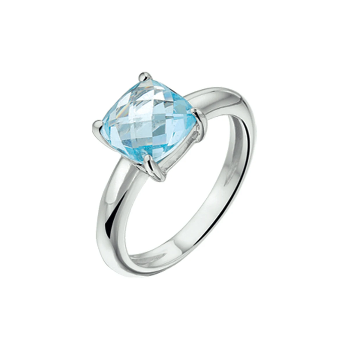 ring topaas zilver gerhodineerd