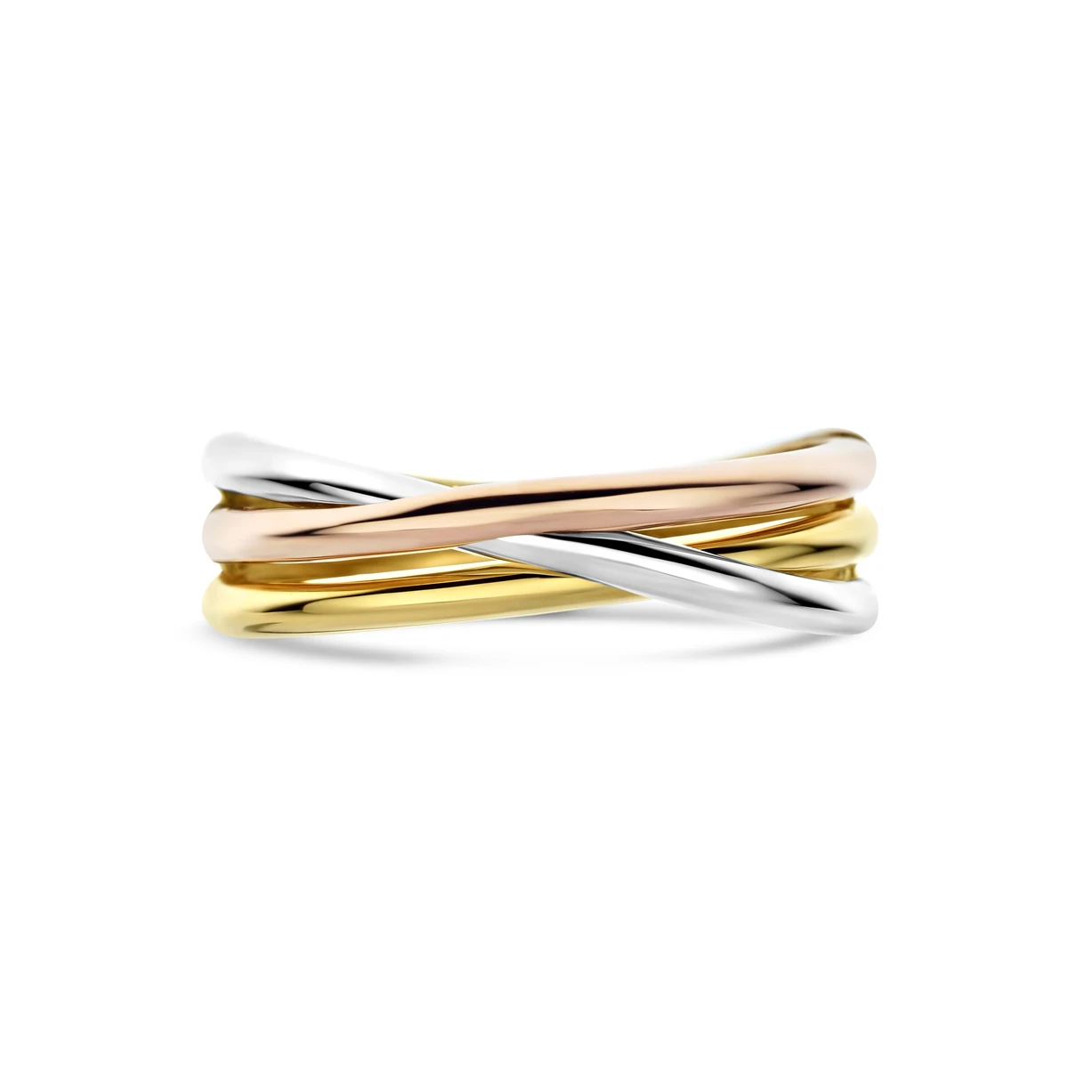 ring tricolor 14K tricolor goud