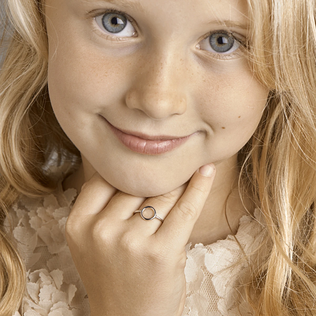 ring zilver gerhodineerd