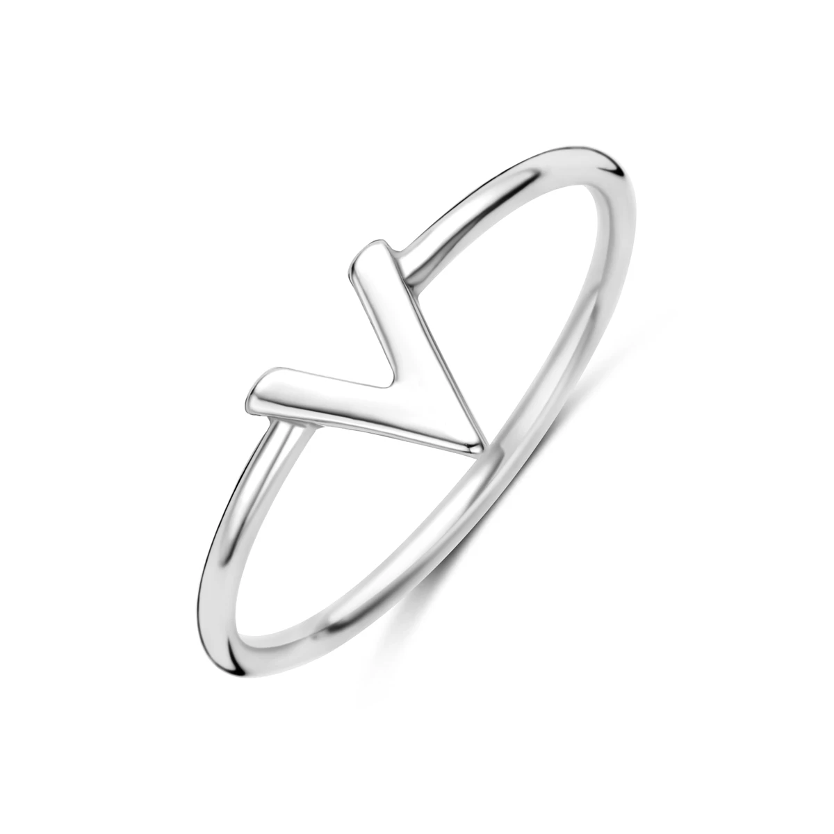 ring zilver gerhodineerd