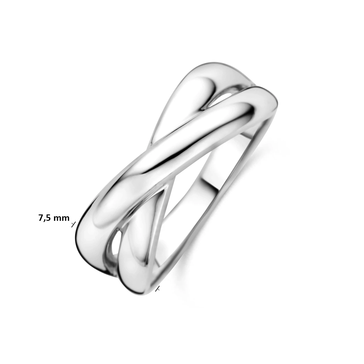 ring zilver gerhodineerd