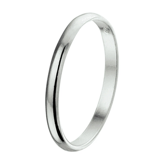 ring zilver gerhodineerd