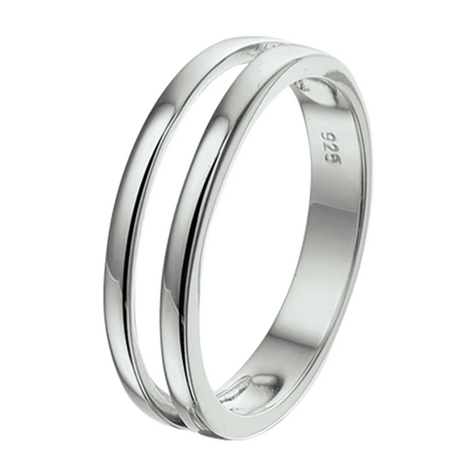 ring zilver gerhodineerd
