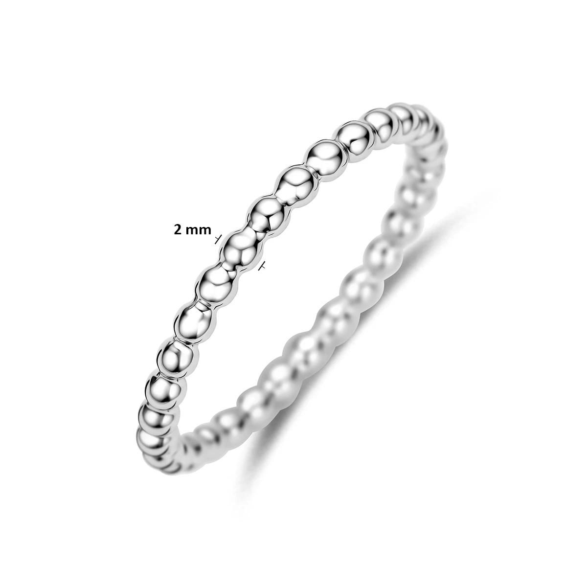 ring zilver gerhodineerd