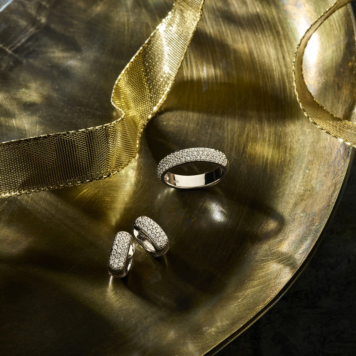 ring zirkonia zilver gerhodineerd