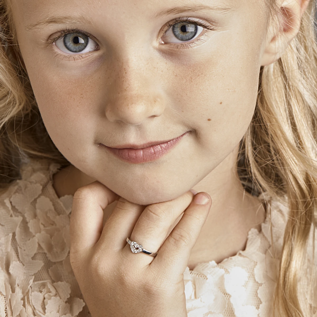 ring zirkonia zilver gerhodineerd