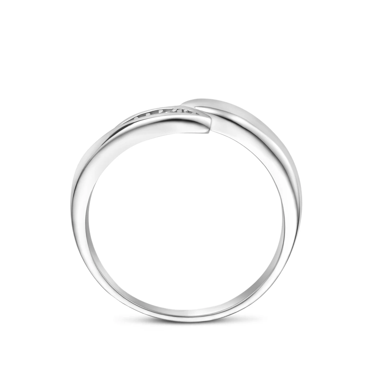 ring zirkonia zilver gerhodineerd