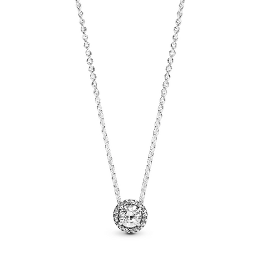 Ronde Sprankelende Stralenkrans Ketting