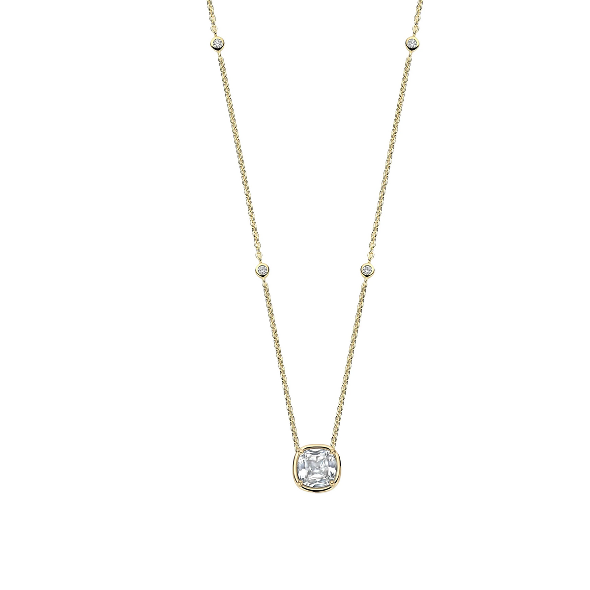 Ronde Zirkonia Ketting