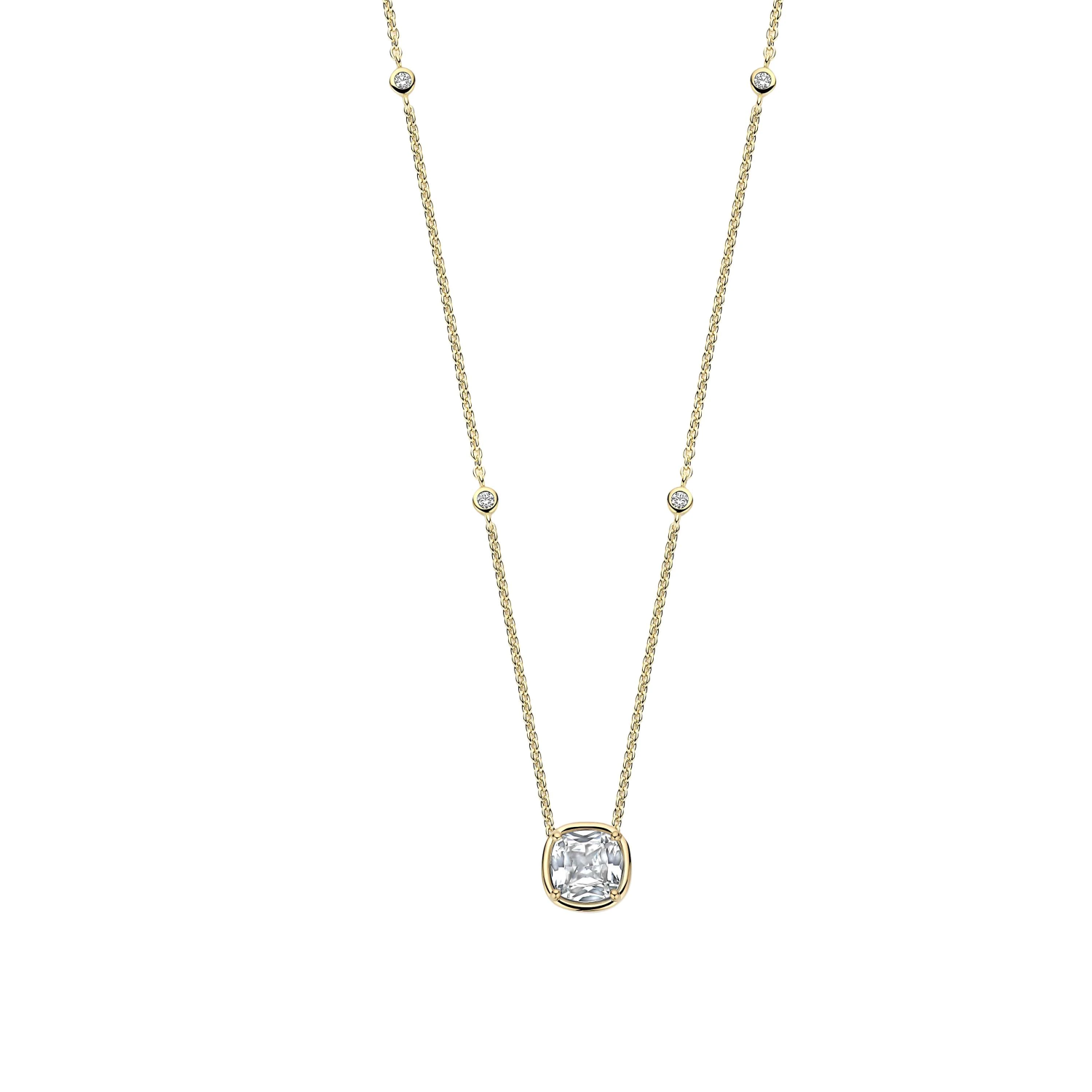 Ronde Zirkonia Ketting