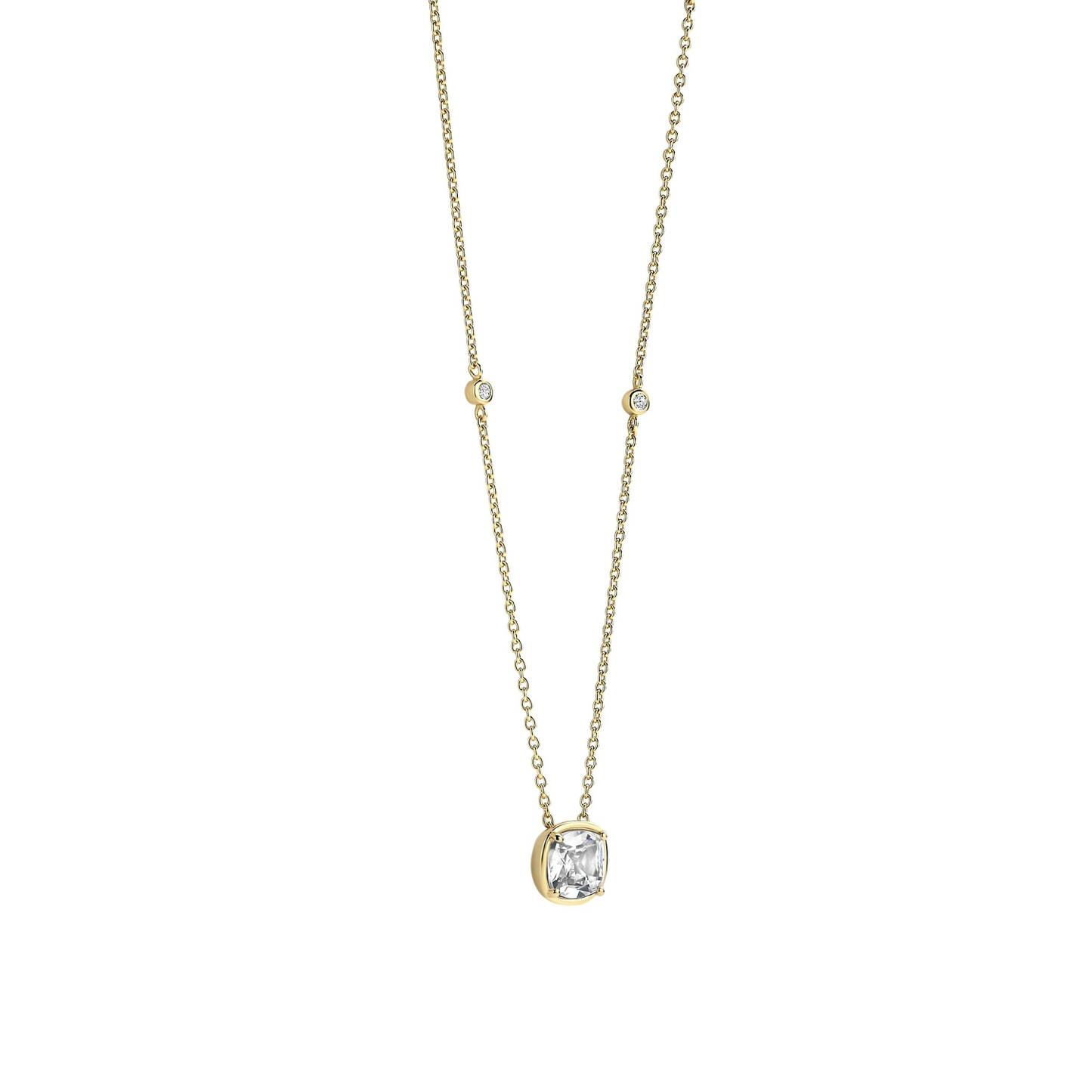 Ronde Zirkonia Ketting