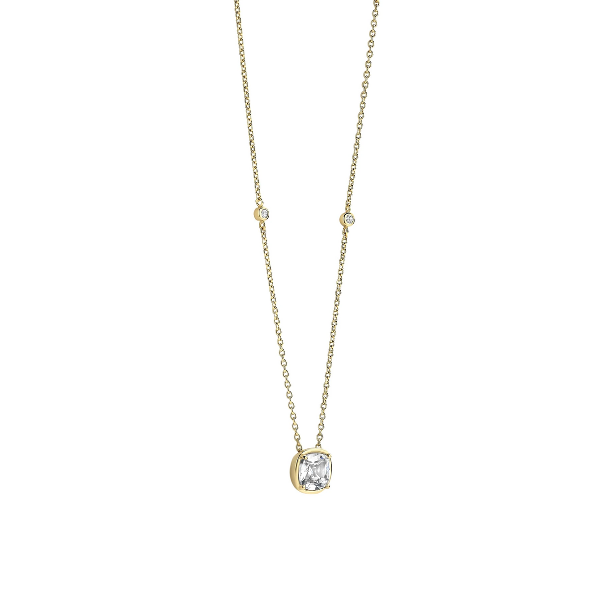 Ronde Zirkonia Ketting