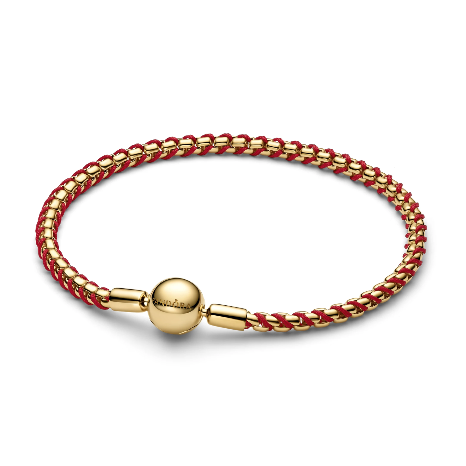 Rood Koord Snake Chain Armband