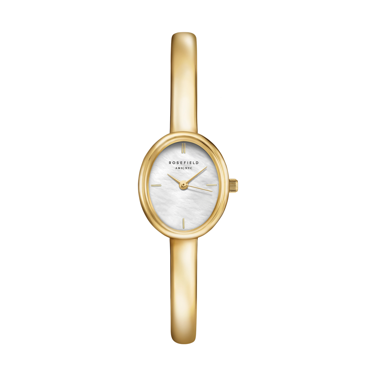 Rosefield Studio Edition 6 Bangle Watch Oval Gold Small 55 mm