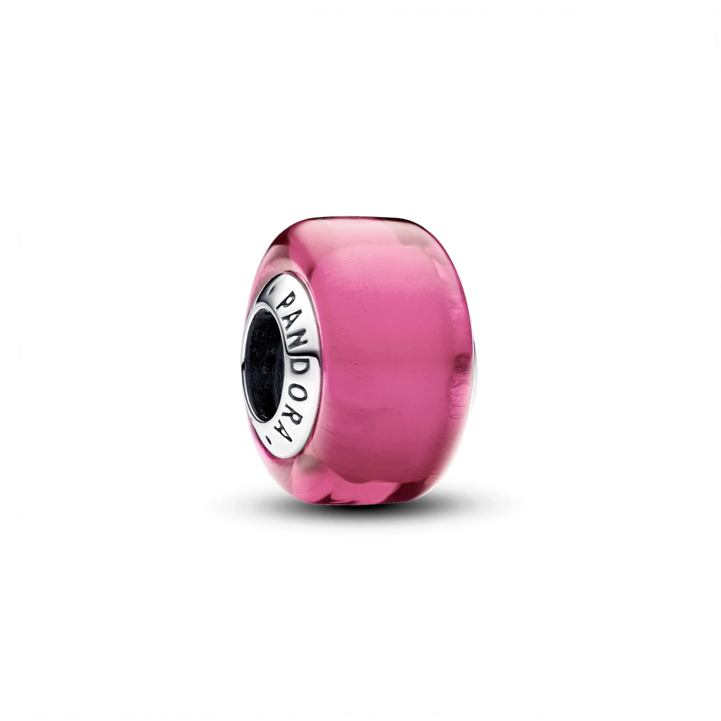 Roze minibedel van muranoglas