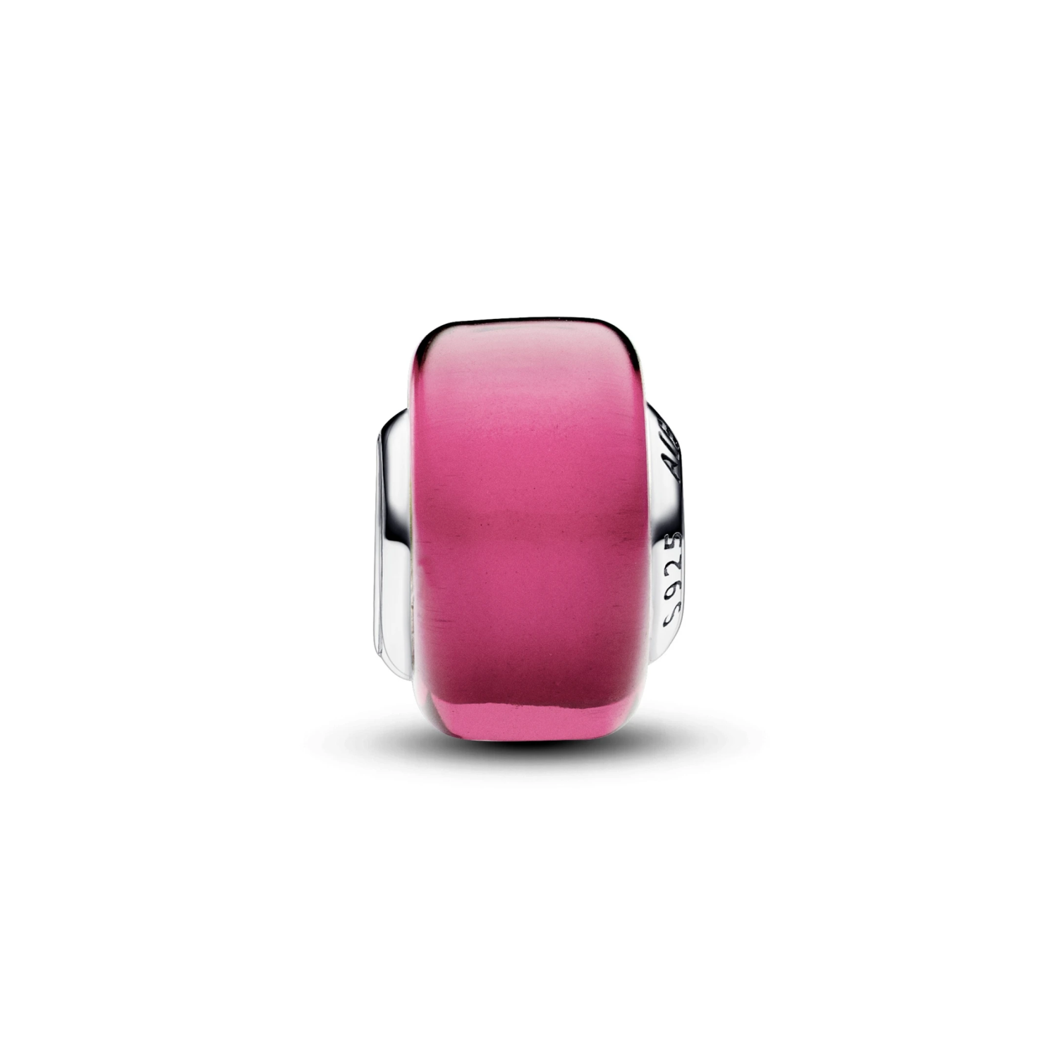 Roze minibedel van muranoglas