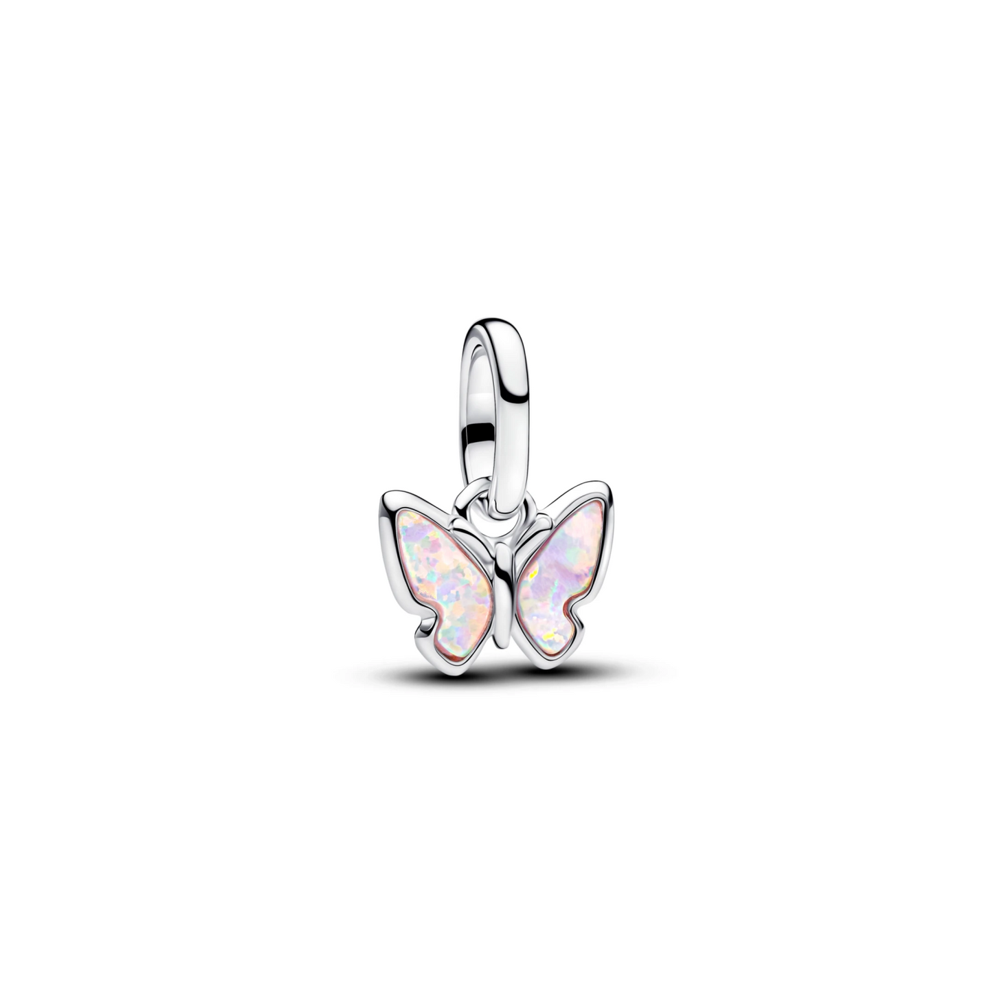 Roze Vlinder Mini-Hangende bedel