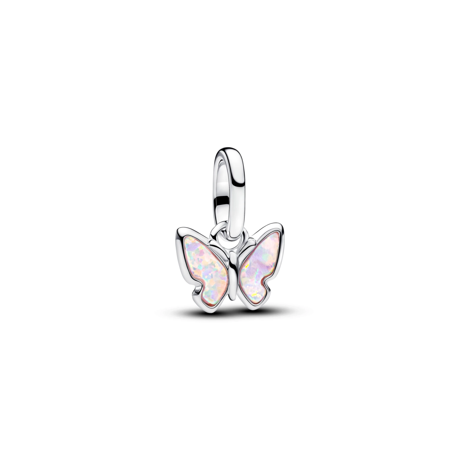 Roze Vlinder Mini-Hangende bedel