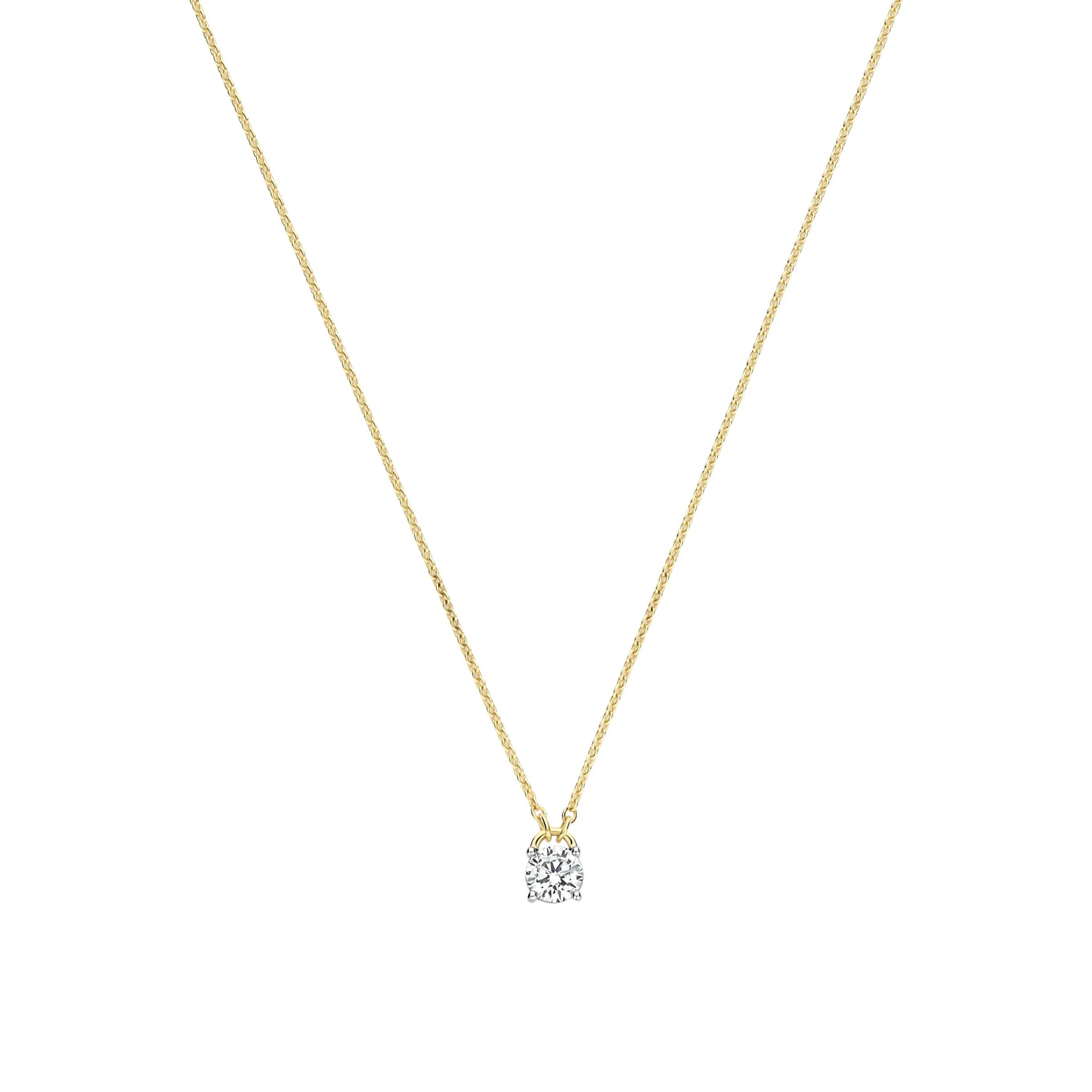 Schakel Zirkonia Ketting