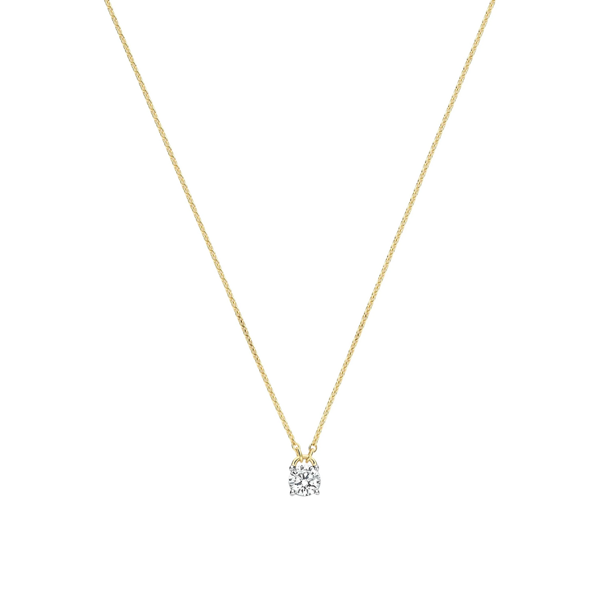 Schakel Zirkonia Ketting
