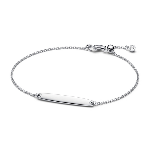 Schakelarmband met graveerbaar staafje