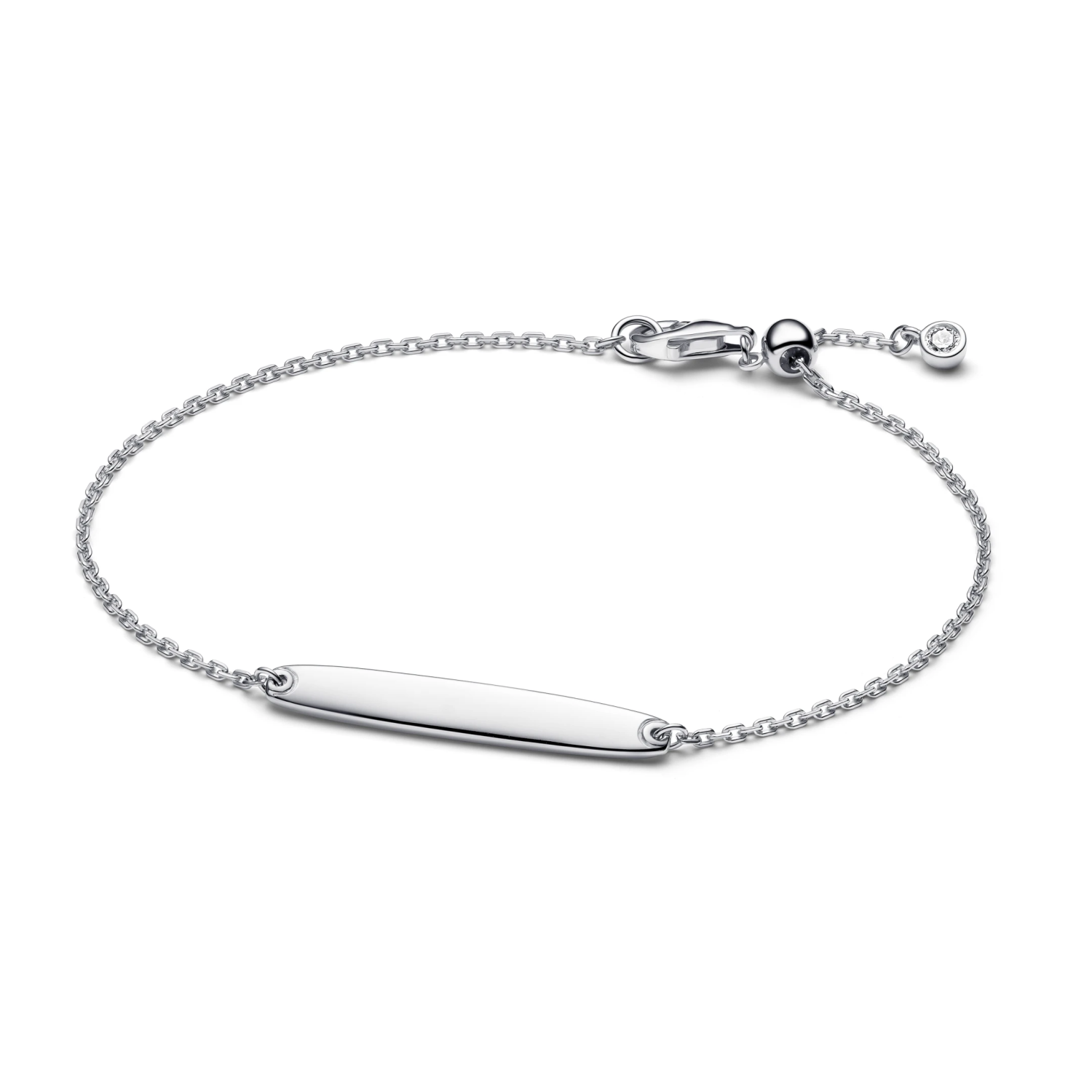 Schakelarmband met graveerbaar staafje