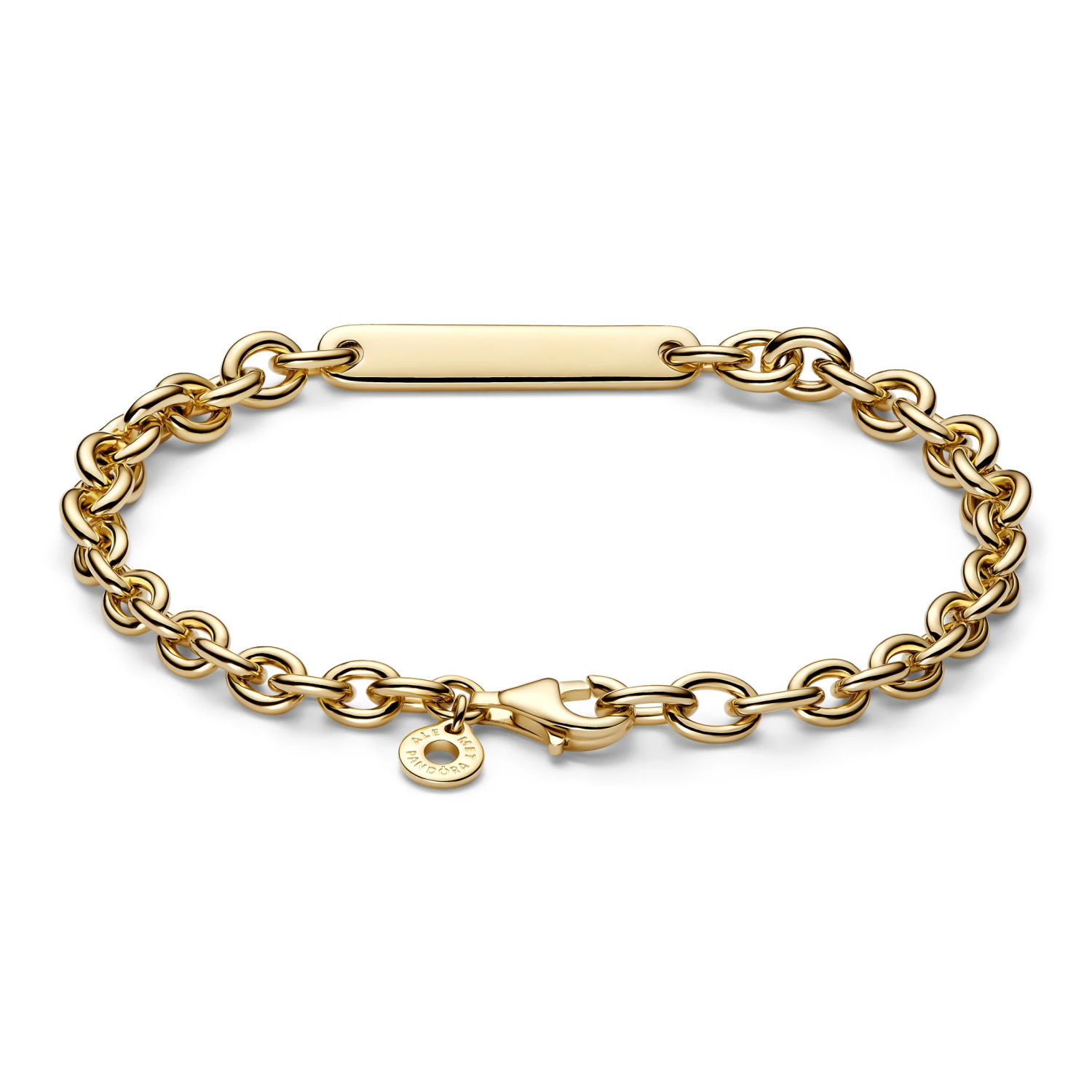 Schakelarmband met Graveerbare Balk