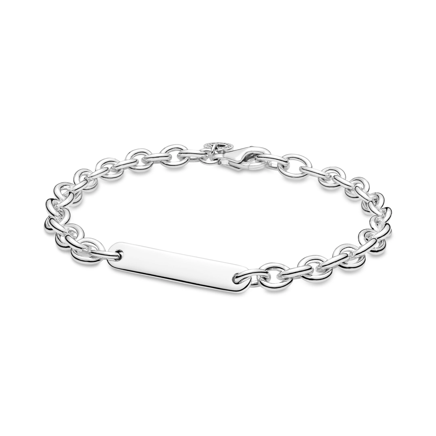 Schakelarmband met Graveerbare Balk