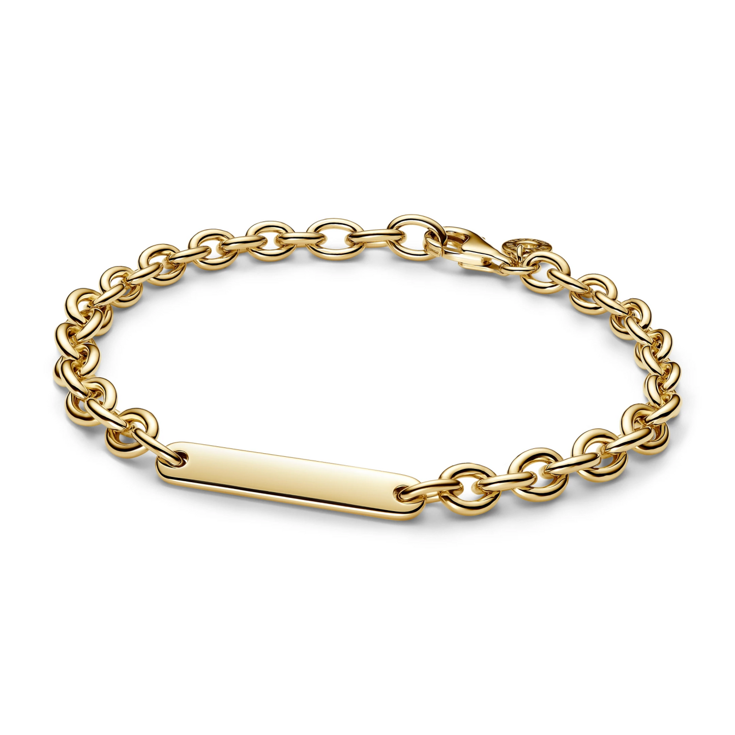 Schakelarmband met Graveerbare Balk