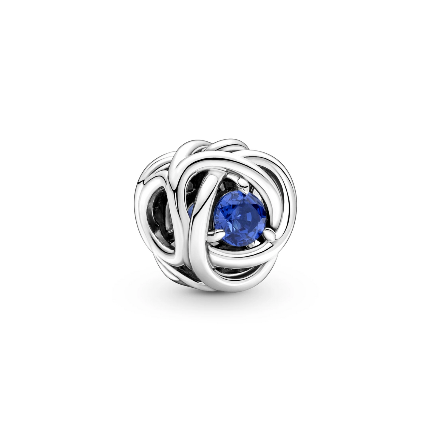 September Geboortesteen Blauwe Oneindige Cirkel Bedel