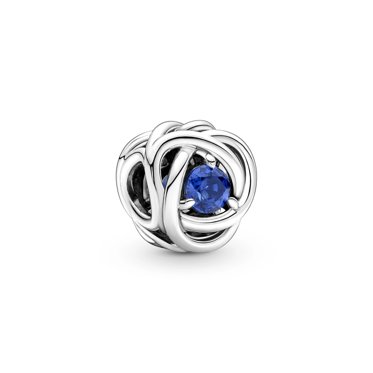 September Geboortesteen Blauwe Oneindige Cirkel Bedel