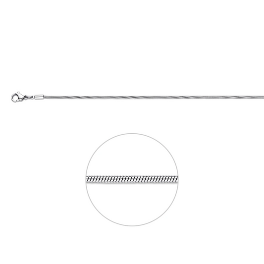 slang rond 1,5 mm edelstaal