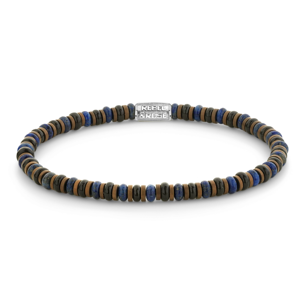 Slices - Mixed Blue - 4mm L