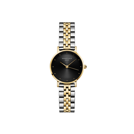 Small Edit Black Steel Duotone Gold Silver