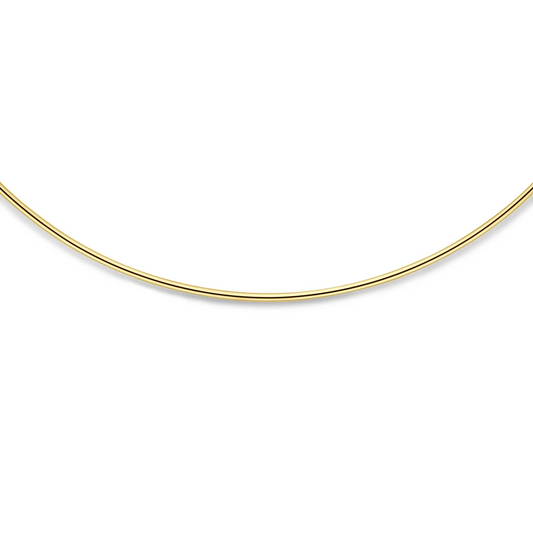spang collier 1,5 mm 40 cm 14K geelgoud