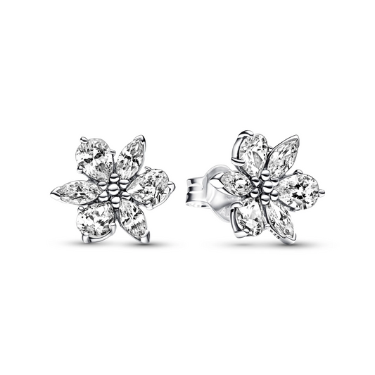 Sparkling Herbarium Cluster Stud Earrings