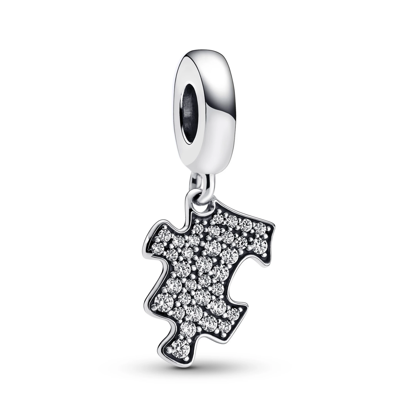 Sparkling Puzzle Piece Hangende Bedel
