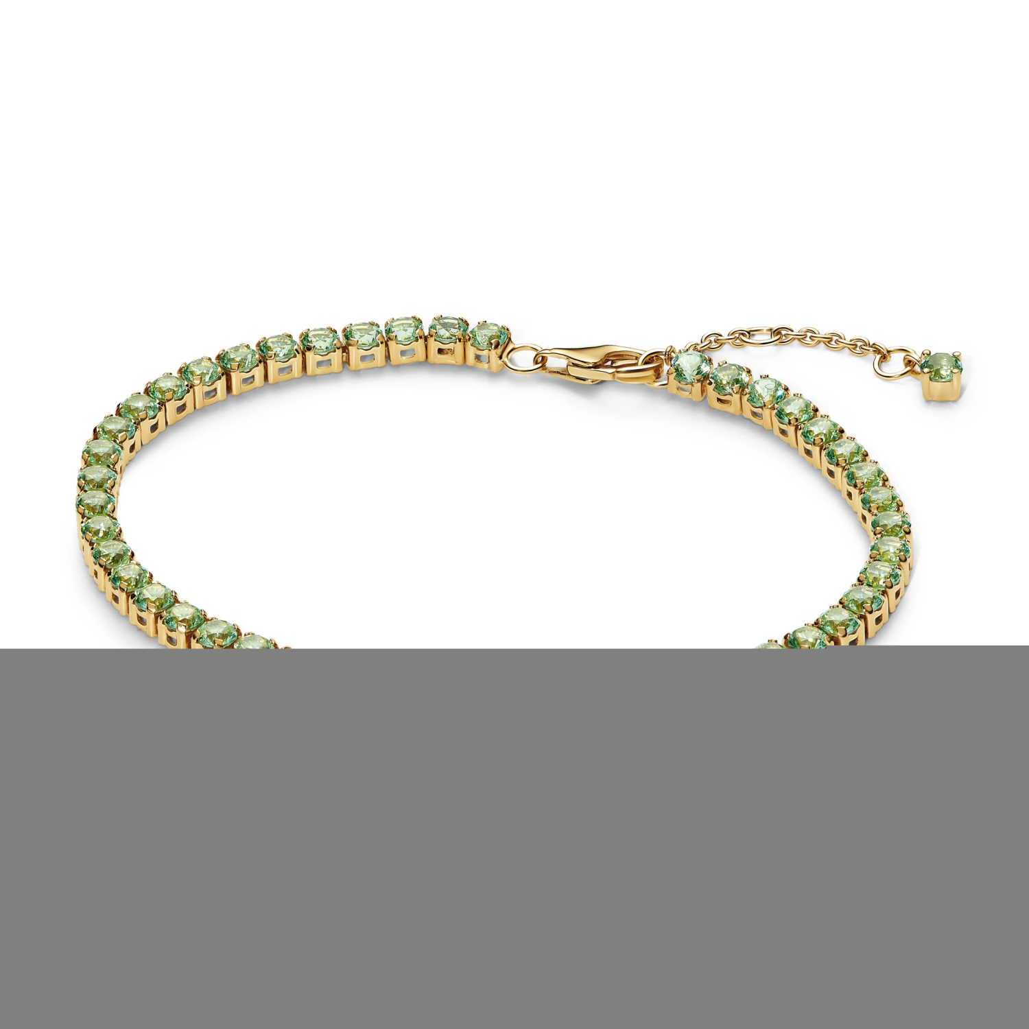 Sprankelende Groene Tennisarmband