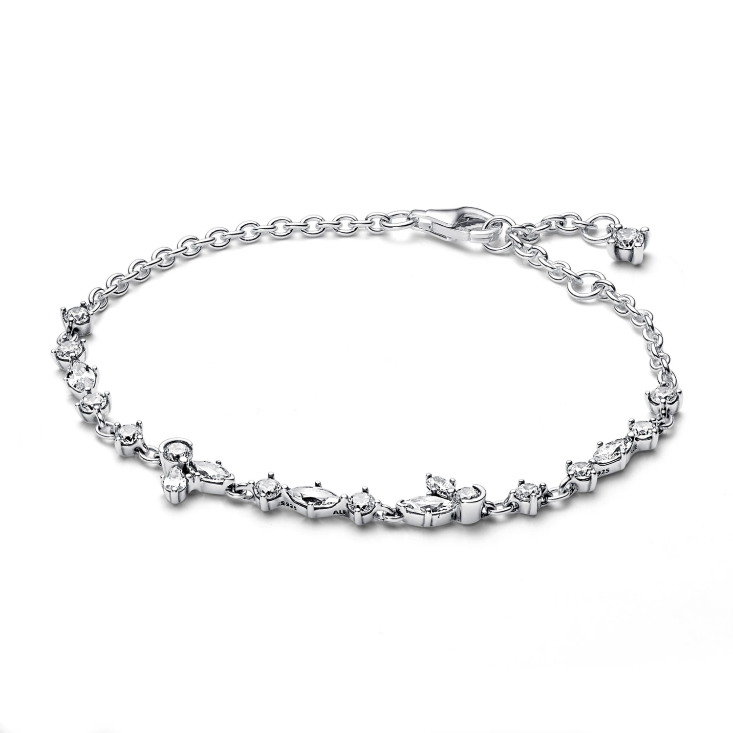 Sprankelende Herbarium Cluster Schakel Armband