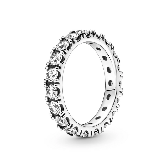 Sprankelende Rij Eternity Ring