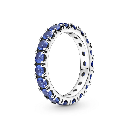 Sprankelende Rij Eternity Ring