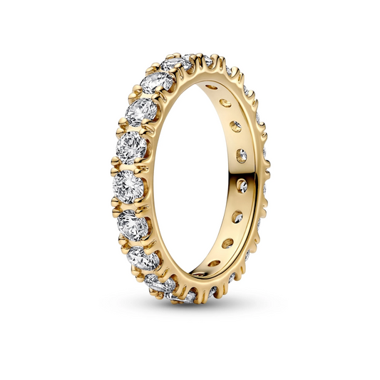 Sprankelende Rij Eternity Ring