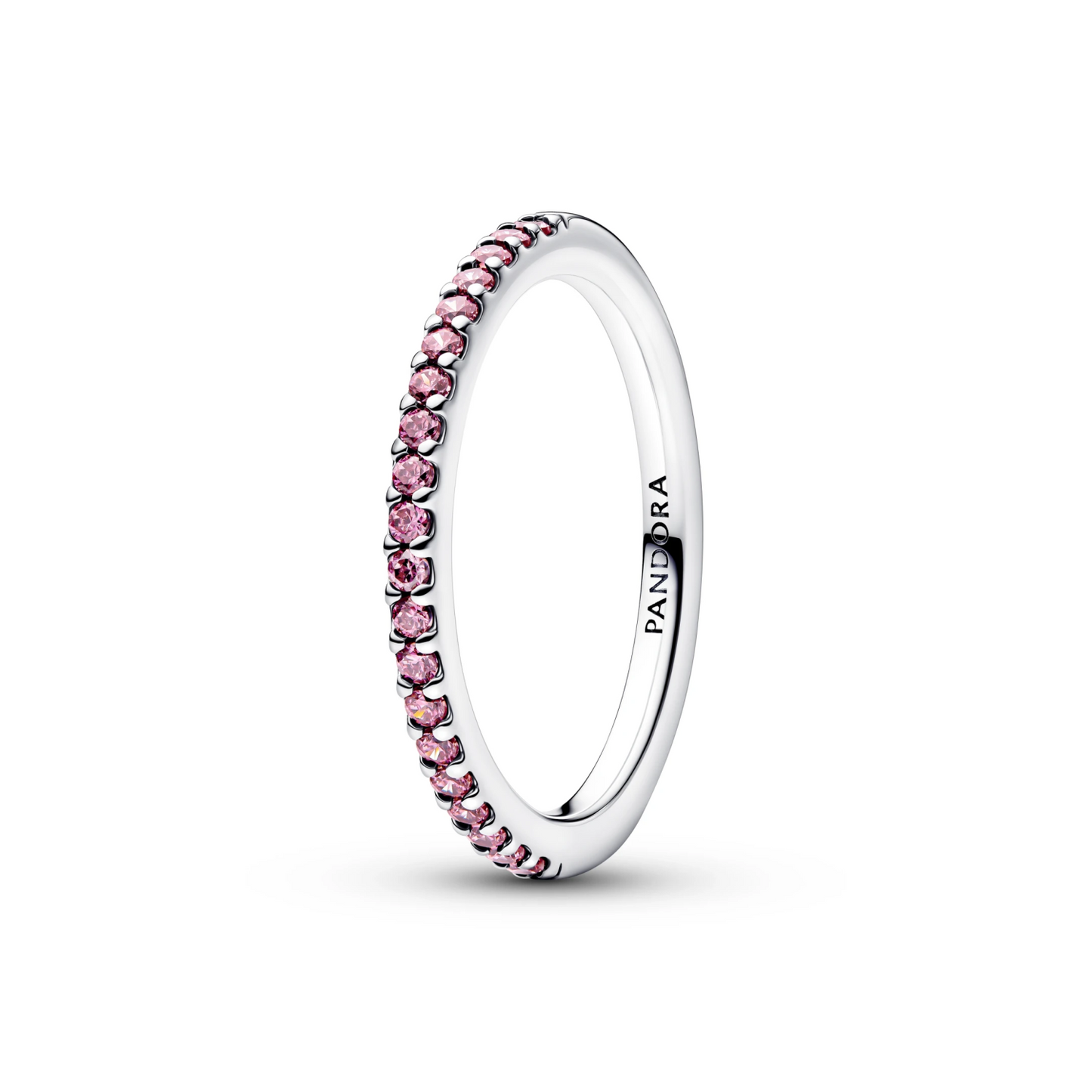 Sprankelende Roze Pavé Bandring