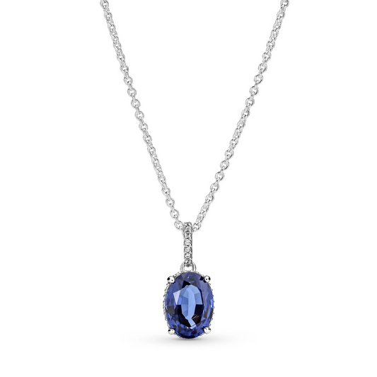 Sprankelende Statement Stralenkrans Ketting met Hanger