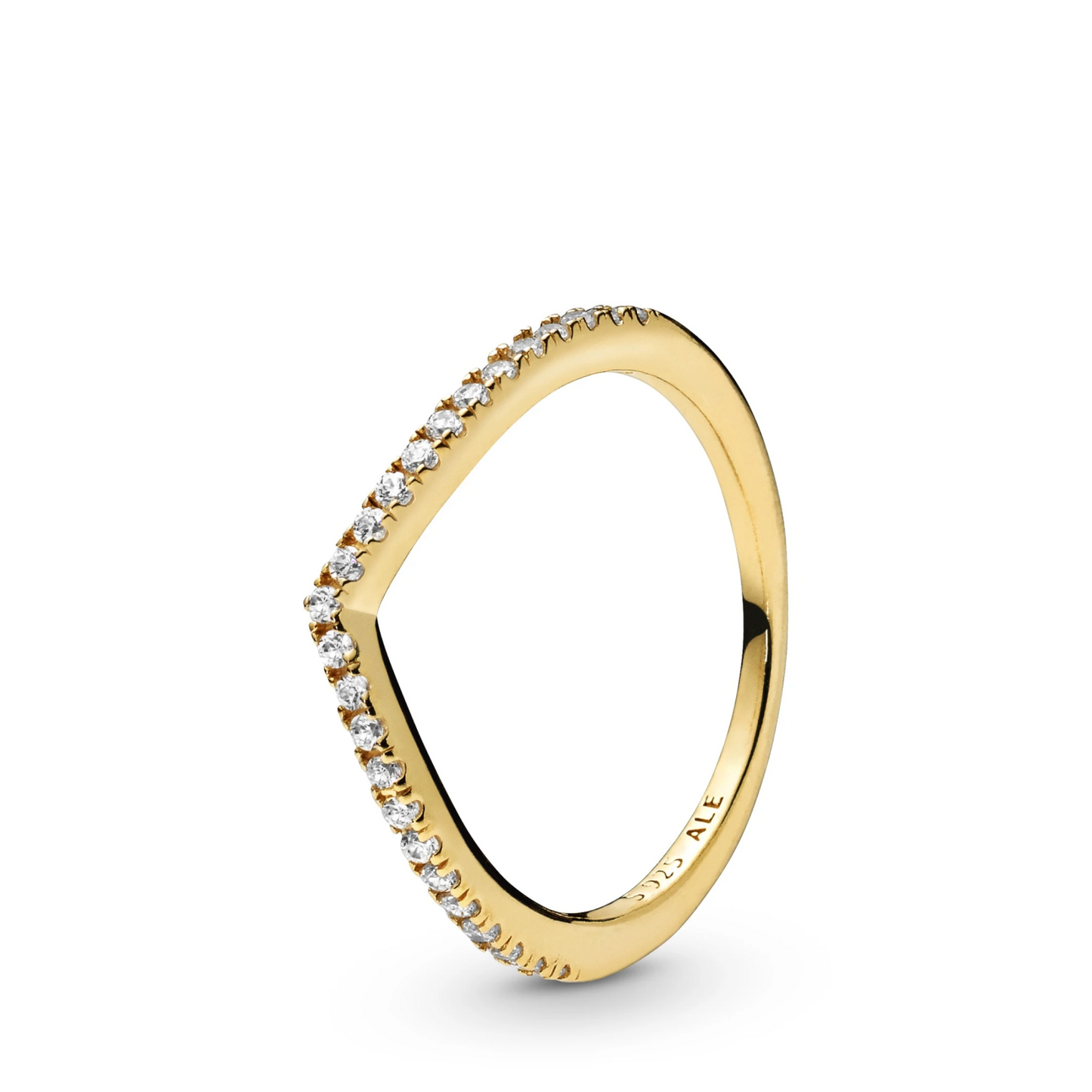 Sprankelende Wishbone Ring