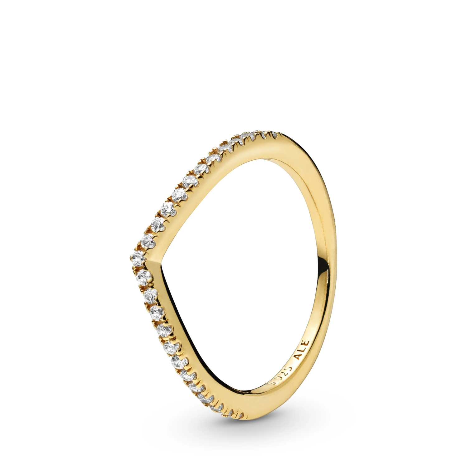 Sprankelende Wishbone Ring