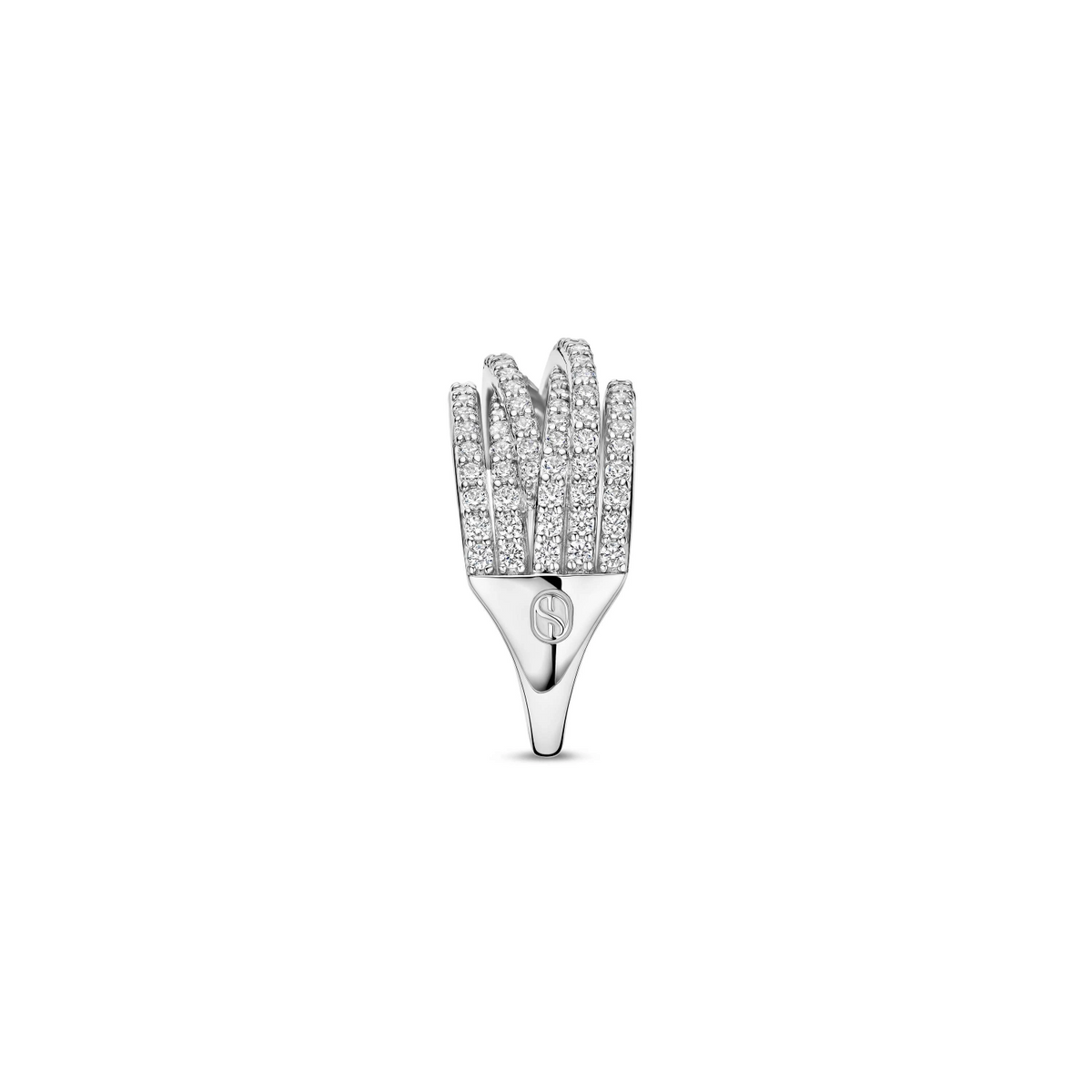 Stardust Zirkonia Crossover Ring - M model