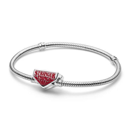 Stranger Things slangenschakelarmband met sluiting